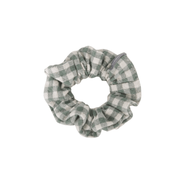 Chouchou format mini Carotté Vert