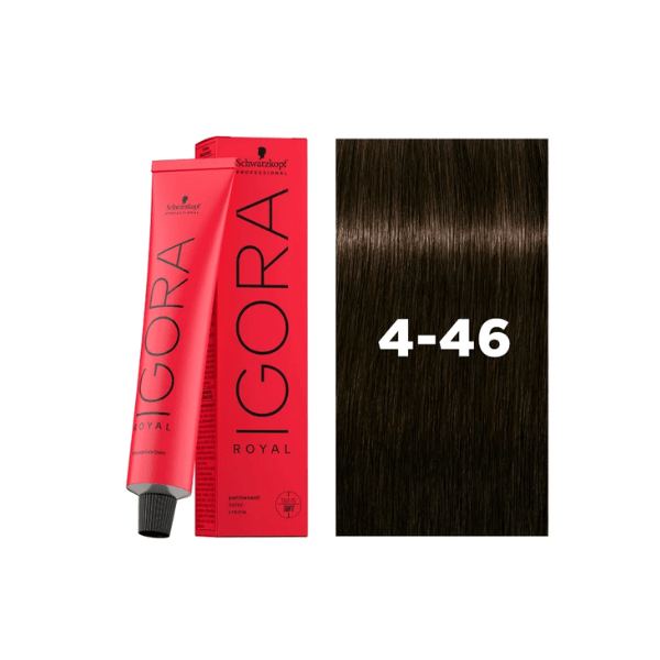 Coloration permanente Igora Royal 4-46