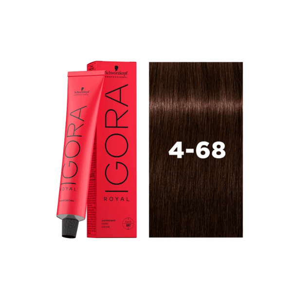 Coloration permanente Igora Royal 4-68