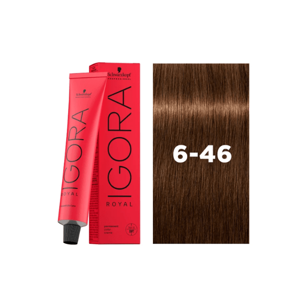 Coloration permanente Igora Royal 6-46