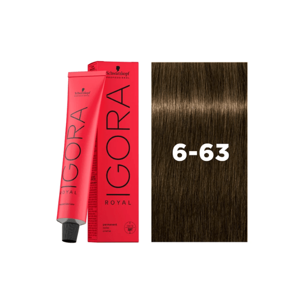 Coloration permanente Igora Royal 6-63