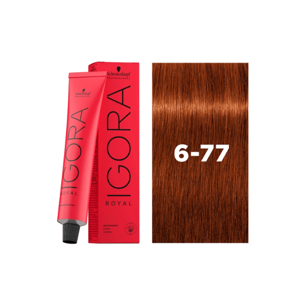 Coloration permanente Igora Royal 6-77