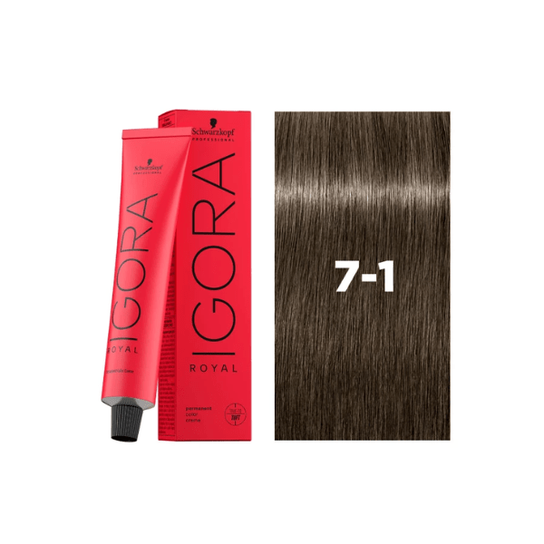 Coloration permanente Igora Royal 7-1
