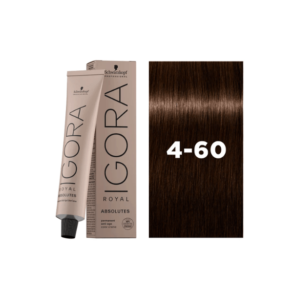 Coloration permanente Igora Royal Absolutes 4-60