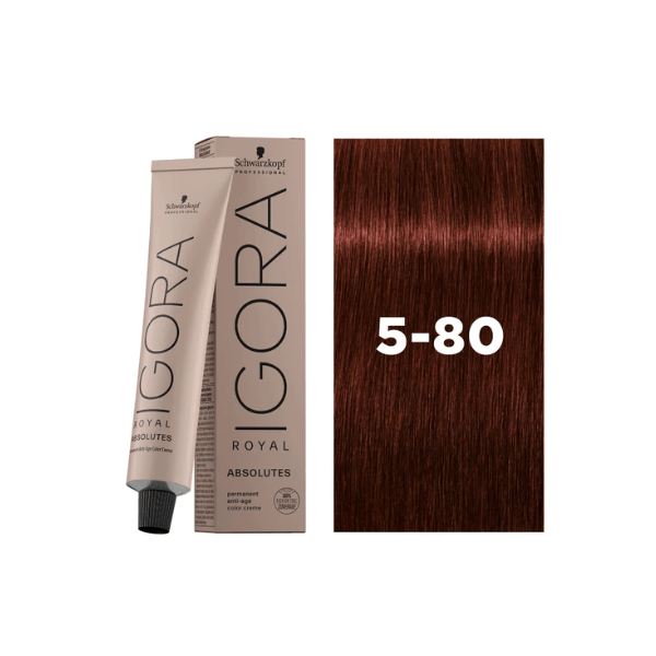 Coloration permanente Igora Royal Absolutes 5-80