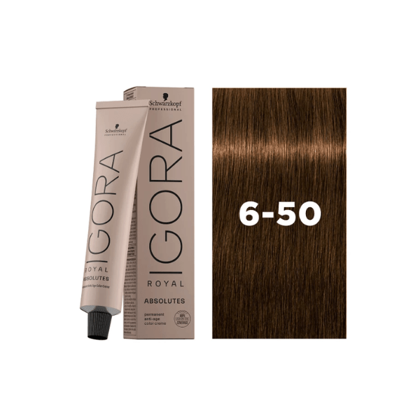 Coloration permanente Igora Royal Absolutes 6-50