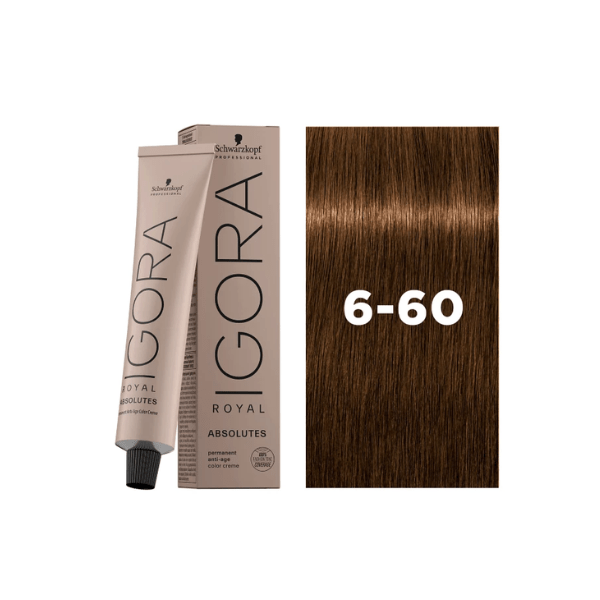 Coloration permanente Igora Royal Absolutes 6-60