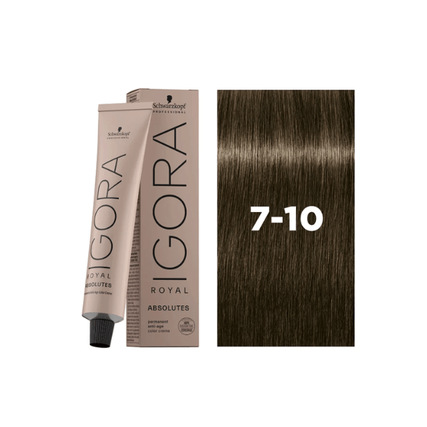Coloration permanente Igora Royal Absolutes 7-10