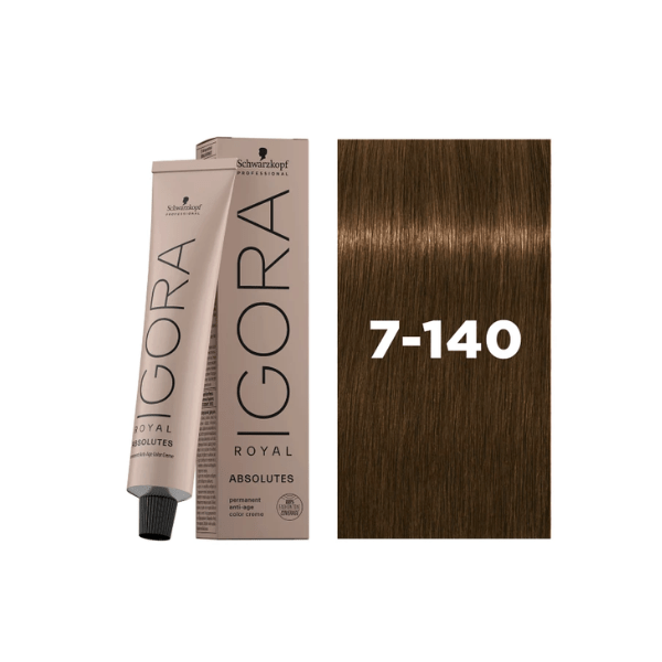 Coloration permanente Igora Royal Absolutes 7-140