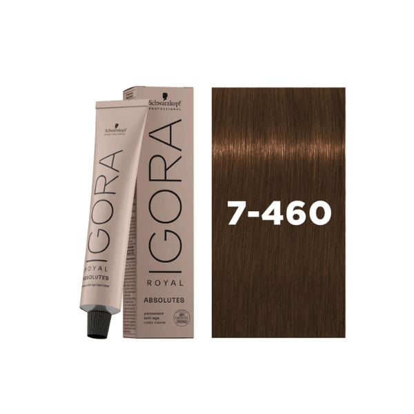 Coloration permanente Igora Royal Absolutes 7-460