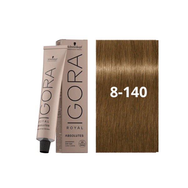Coloration permanente Igora Royal Absolutes 8-140