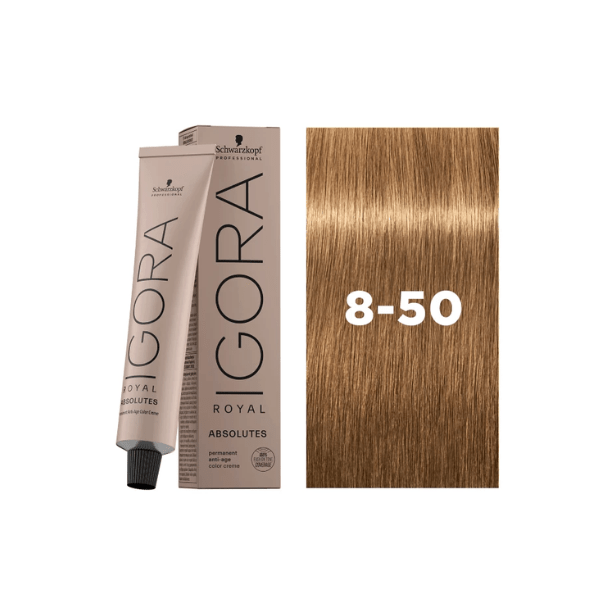 Coloration permanente Igora Royal Absolutes 8-50