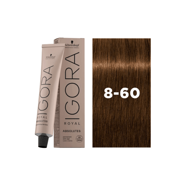 Coloration permanente Igora Royal Absolutes 8-60