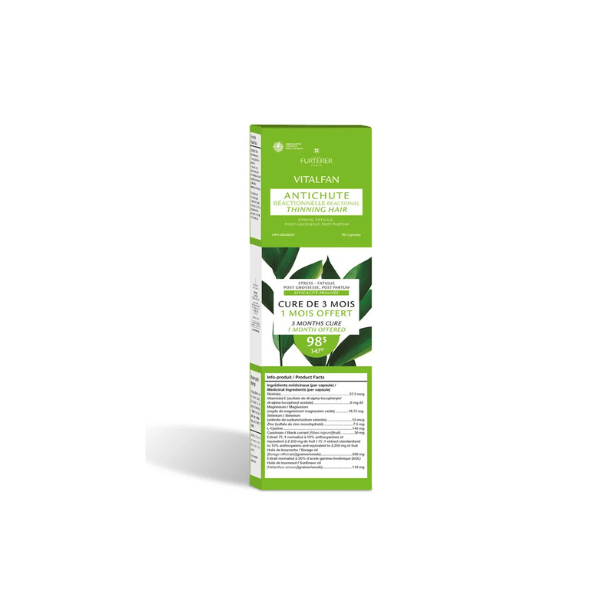 Complément VITALFAN réactionnelle Cure de 3 mois (90 capsules)