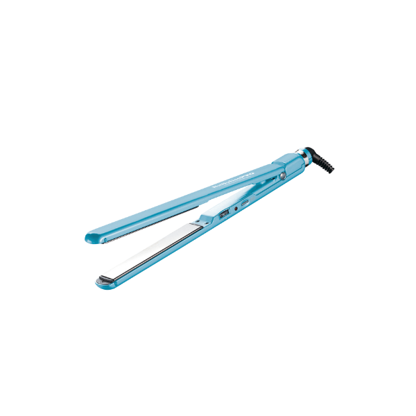 Fer Plat 1" Nano titanium Ultra mince Bleu