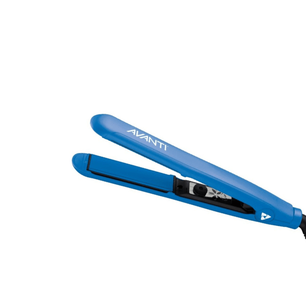 Fer Plat en Titane, Tourmaline et Céramique Bleu