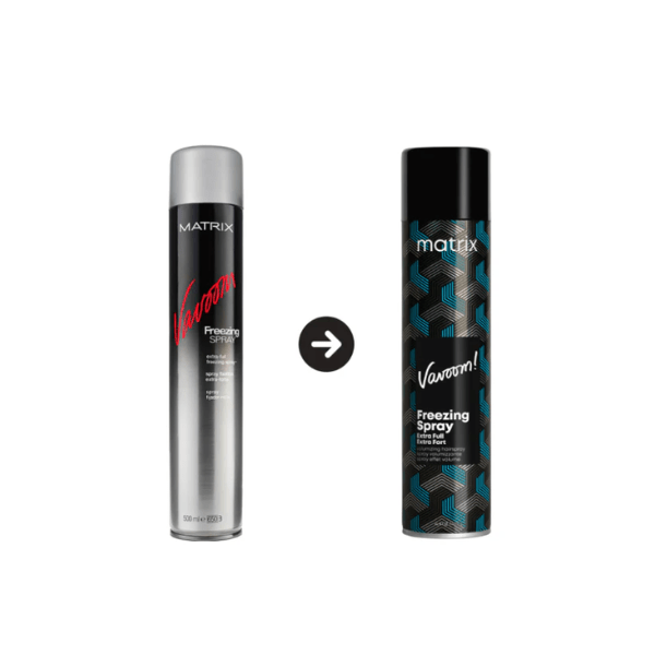 Fixatif glaçant volumisant extra fort Freezing Spray Vavoom 425g