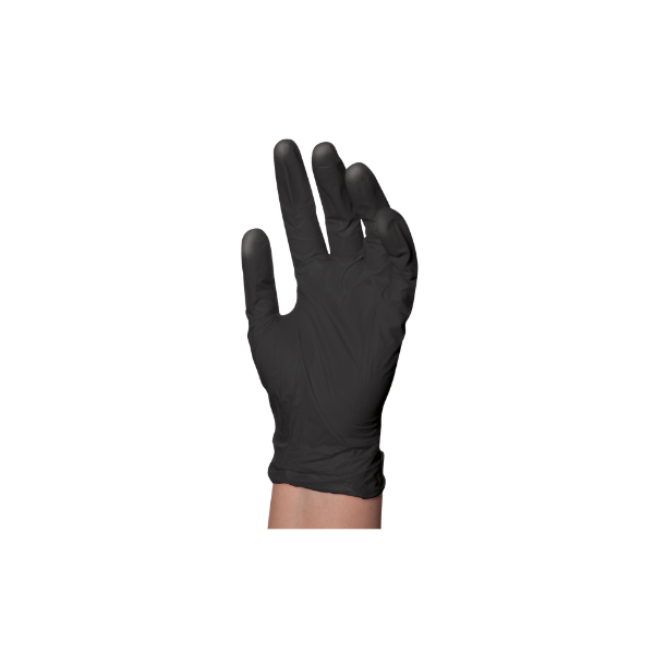 Gants en latex noirs réutilisable (4)