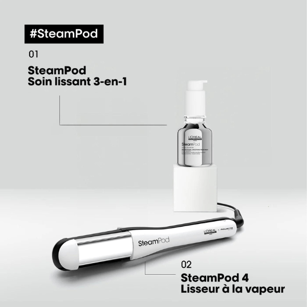 Lisseur à vapeur tout-en-un Steampod 4.0