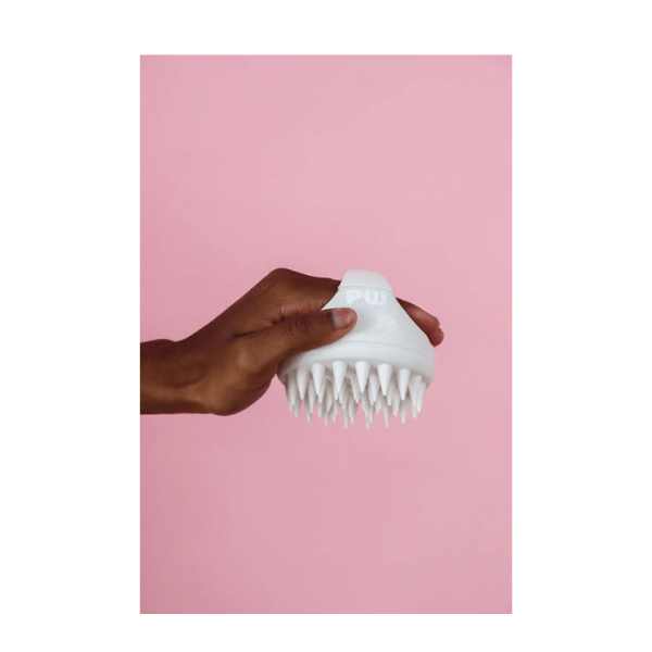 Masseur pour cuir chevelu Blanc