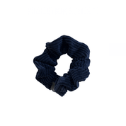 Mini chouchou à cheveux Corduroy Marine