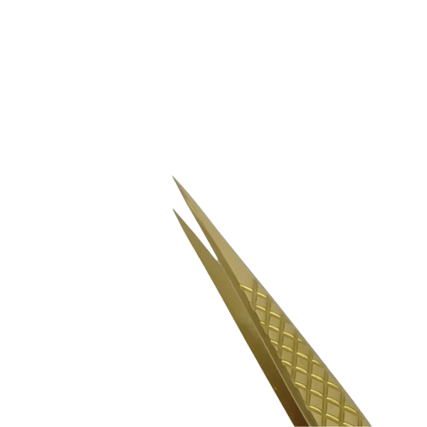 Pince à extension de cils Droite Or