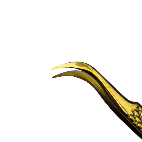 Pince à extension de cils Ultra Or