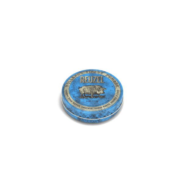 Pommade soluble à l'eau à tenue forte bleue 4 oz