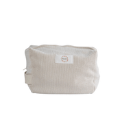 Sac à cosmétique Corduroy Beige