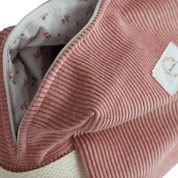 Sac à cosmétique Corduroy Rose