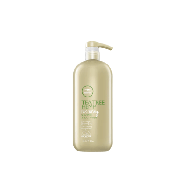 Shampoing et nettoyant 2-en-1 Tea Tree Hemp Litre