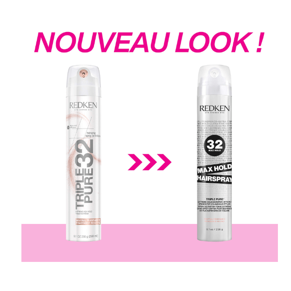 Spray de finition tenue extrême Triple Pure 32 290 ml