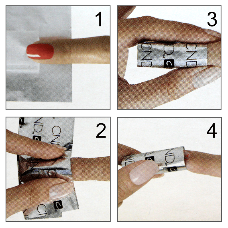Papillotes d'aluminium pour dissolvant à vernis