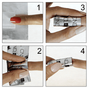 Papillotes d'aluminium pour dissolvant à vernis