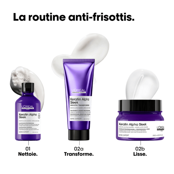 Shampoing lissant Keratin Alpha Sleek