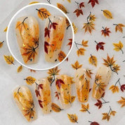 Autocollants décoratifs pour ongles Feuilles d'érable
