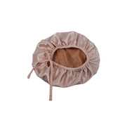 Bonnet en satin Rose