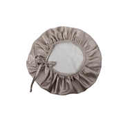 Bonnet en satin Taupe