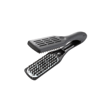 Thermoceramic hair straightening brush