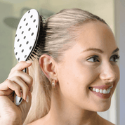 Brosse Polish à pois noir et blanc - Boutique du Cheveu