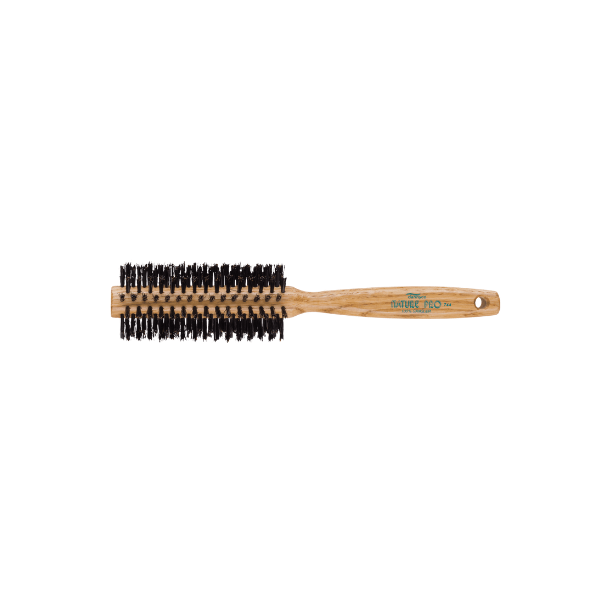 Brosse ronde en Bois et Poils de Sanglier Grande - 50mm