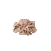 Chouchou en satin Beige
