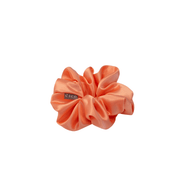 Chouchou en satin Papaye