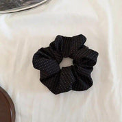 Chouchou noir à pois