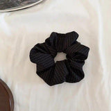 Chouchou noir à pois