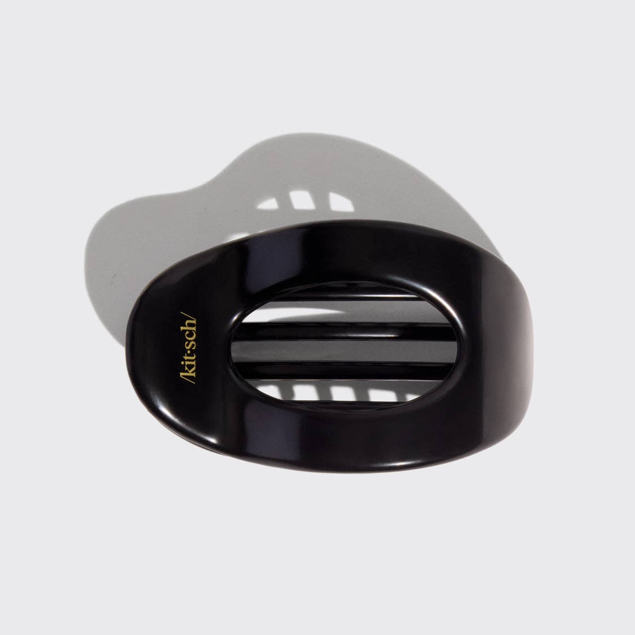 Clip Nuage Plat Noir - Moyen