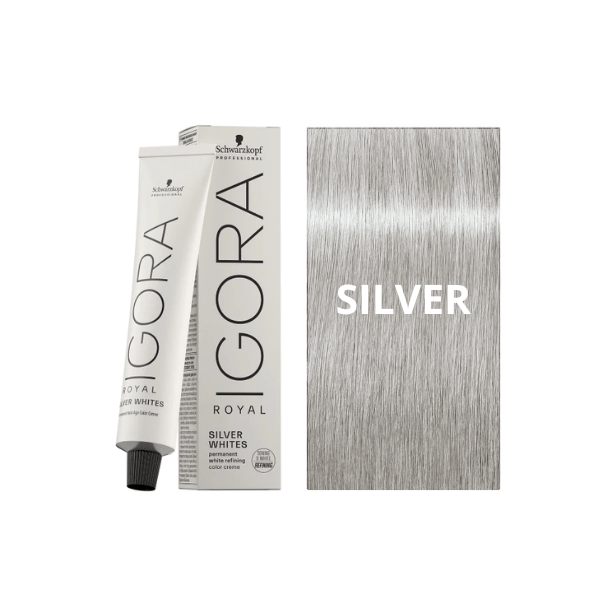 Coloration demi-permanente Igora Royal Silverwhite Silver