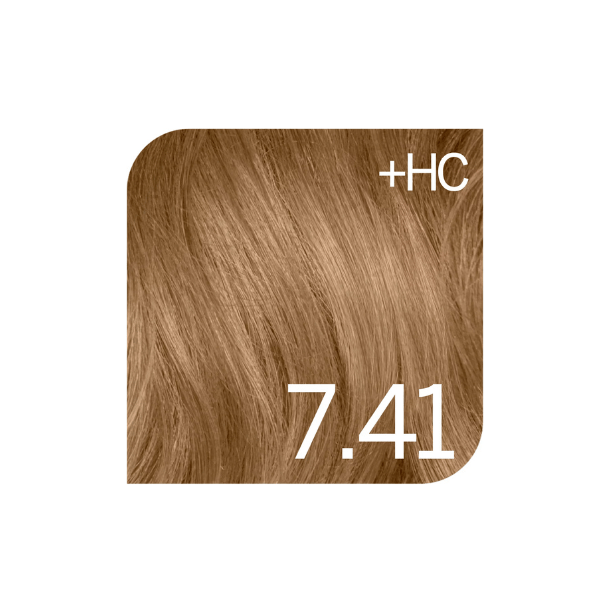 Coloration permanente brunettes Colorsmetique Revlonissimo 7.41