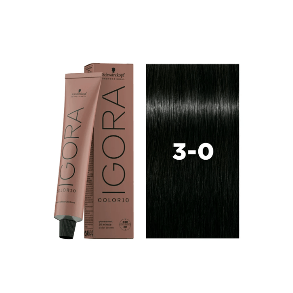 Coloration permanente Igora Color 10 3-0