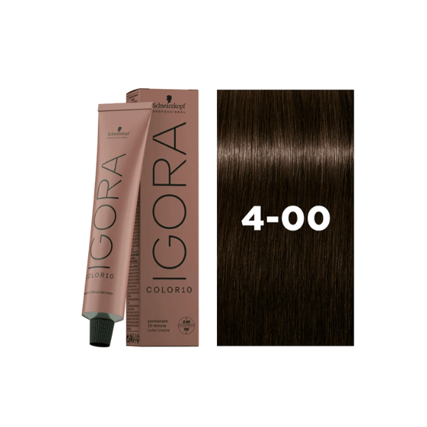 Coloration permanente Igora Color 10 4-00